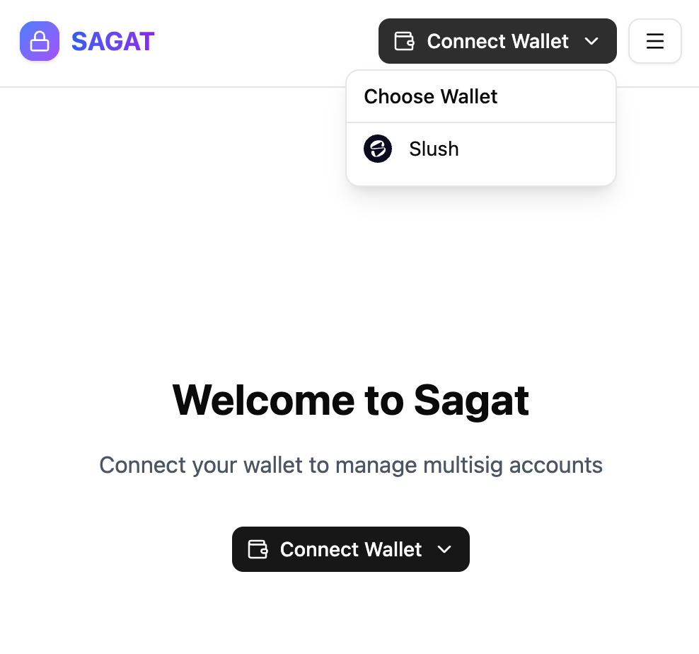 Sagat connect Slush